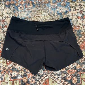 Lululemon Run Times Short in Black size 4